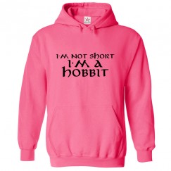 I'm Not Short I'm a Hobbit Unisex Kids and Adults Pullover Hooded Sweatshirt for Tv Show Lovers